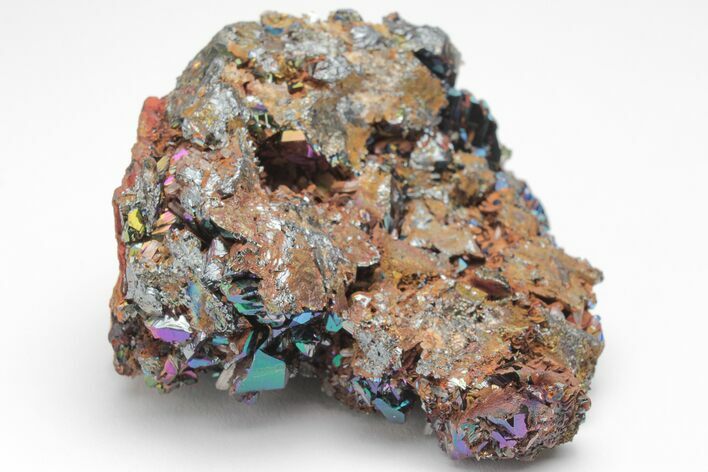 Lustrous, Iridescent Hematite Crystal Cluster - Italy #207086